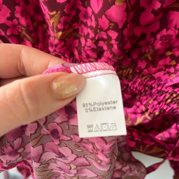 Spring Floral Dress NWT Sz M 🌷 - Picture 3 of 6